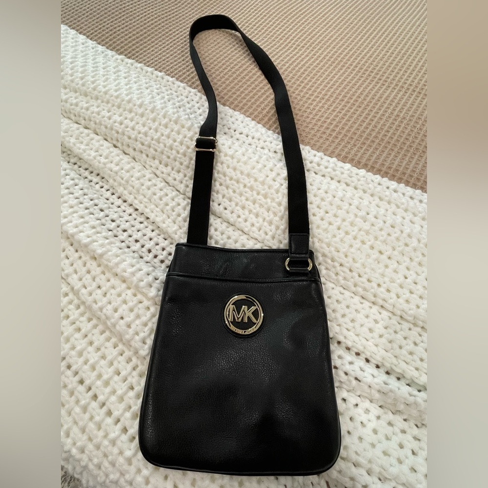 Michael Kors Black Leather Bag
